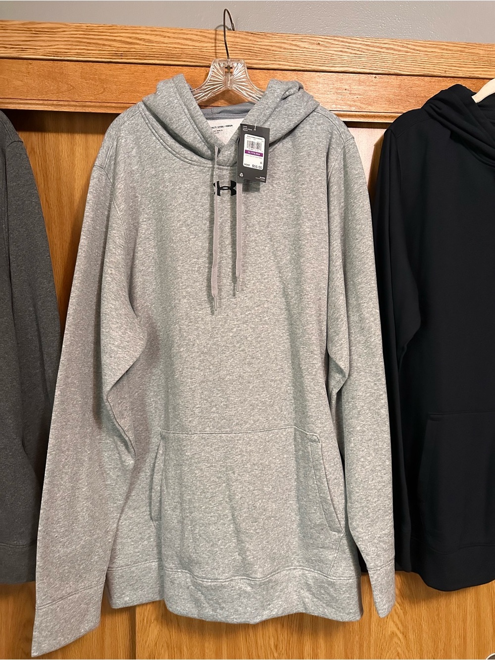 Under Armour Men’s Gray Hoodie - new with tags !